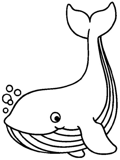 Printable Whale Coloring Pages